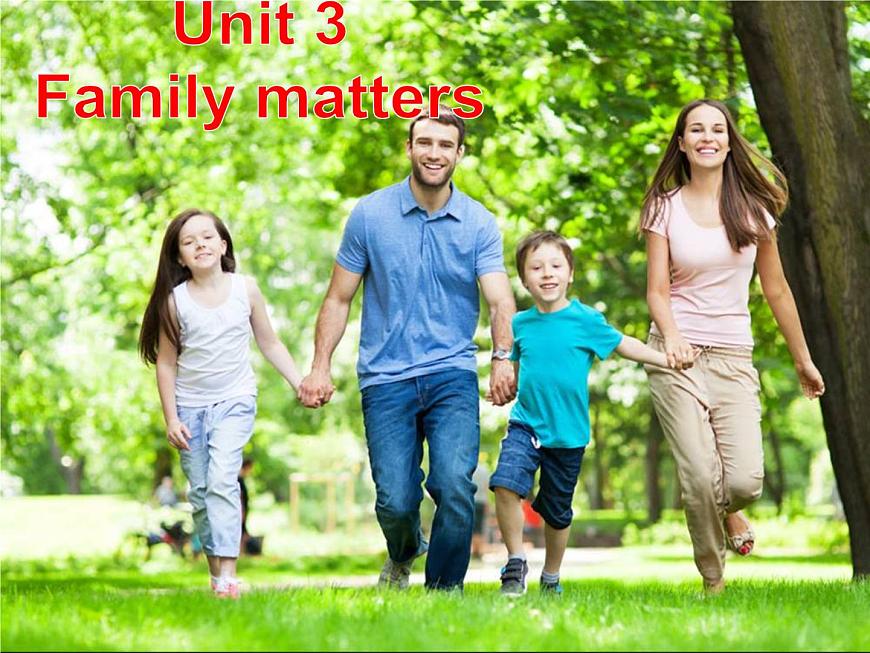 外研版（2019）高中英語必修一Unit3 Family matters Listening and Speaking 課件第2頁