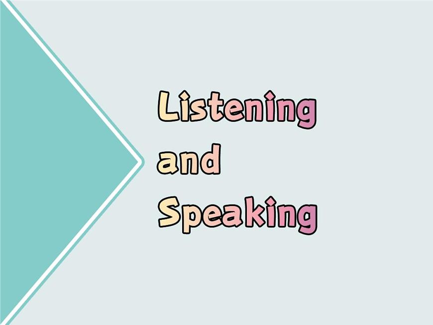 外研版（2019）高中英語必修一Unit3 Family matters Listening and Speaking 課件第3頁