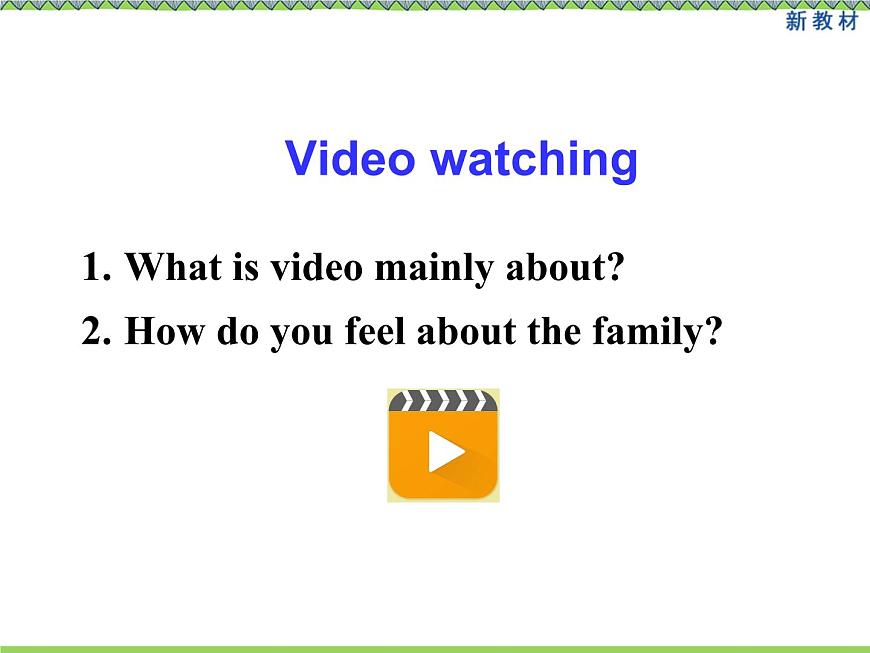 外研版（2019）高中英語(yǔ)必修一Unit3 Family matters Understanding ideas 課件第7頁(yè)