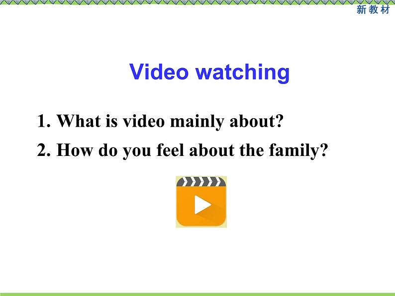 外研版(2019)高中英语必修一Unit3 Family matters Understanding ideas 课件07