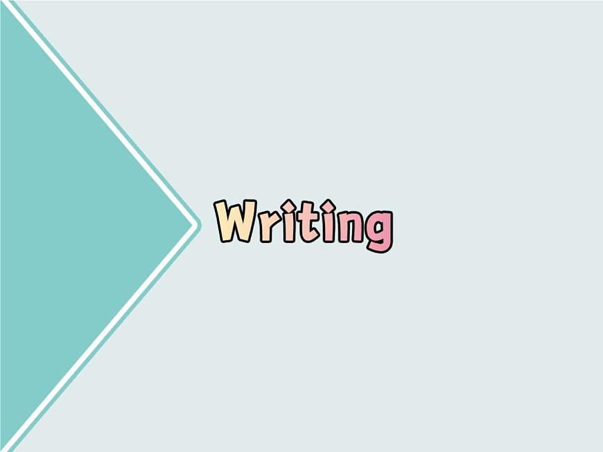 外研版（2019）高中英語必修一Unit3 Family matters Writing 課件第3頁