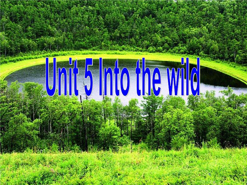 外研版(2019)高中英语必修一Unit5 Into the wild Using language 课件02