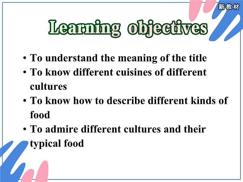 外研版(2019)高中英语必修二 Unit1 Food for thought Starting out 课件03