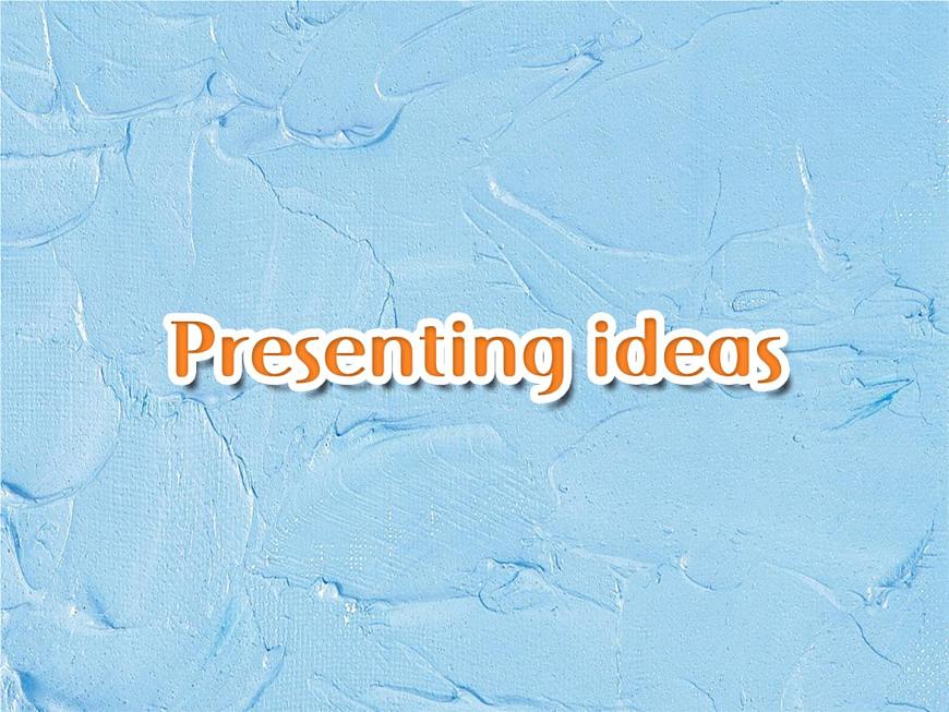 外研版（2019）高中英語必修二 Unit4 Stage and screen Presenting ideas and Reflection 課件第3頁