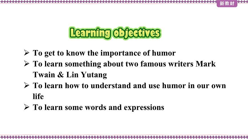 外研版（2019）高中英語(yǔ)選擇性必修一 Unit 1 Laugh out loud Developing ideas 課件第4頁(yè)