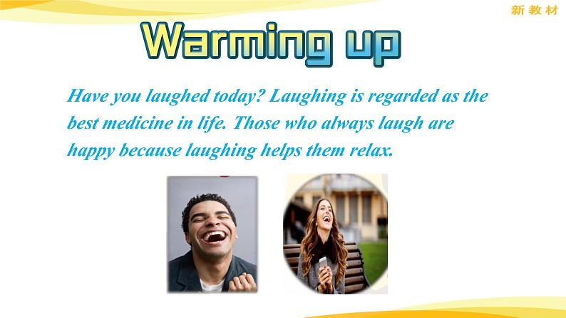 外研版(2019)高中英语选择性必修一 Unit 1 Laugh out loud Integrated skills 课件05