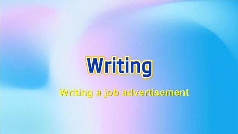 外研版(2019)高中英语选择性必修一 Unit 6 Nurturing nature Writing 课件03