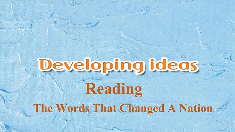 外研版(2019)高中英语选择性必修二 Unit 4 Breaking boundaries Developing ideas 课件03