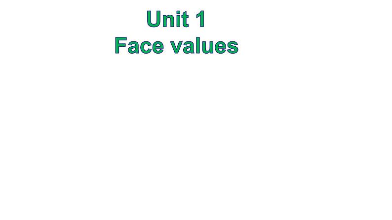 外研版(2019)高中英语选择性必修三 Unit 1 Face values Starting out 课件第2页