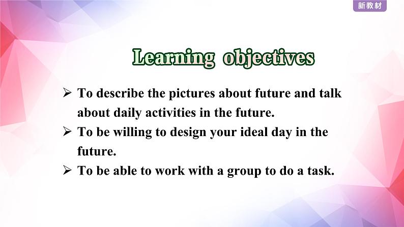 外研版(2019)高中英语选择性必修三 Unit 4 A glimpse of the future Presenting ideas 课件04