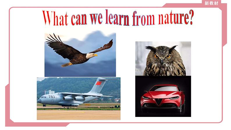 外研版(2019)高中英语选择性必修三 Unit 5 Learning from nature Starting out 课件第5页