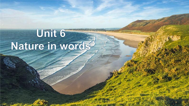 外研版(2019)高中英语选择性必修三 Unit 6 Nature in words Starting out 课件02