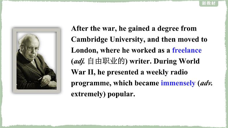 外研版(2019)高中英语选择性必修三 Unit 6 Nature in words Understanding ideas 课件07
