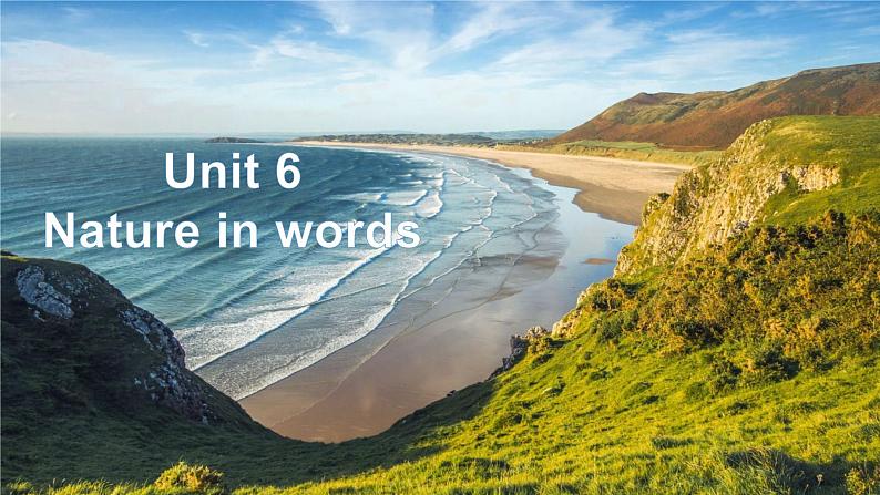 外研版(2019)高中英语选择性必修三 Unit6 Nature in words Writing 课件第2页