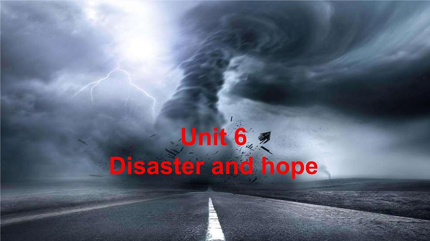 外研版(2019)高中英語必修三 Unit 6 Disaster and hope Using language 課件第2頁