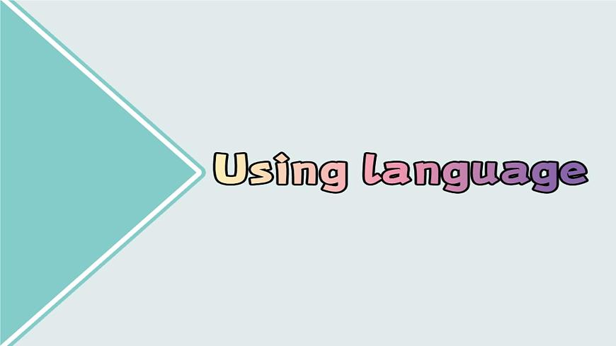 外研版(2019)高中英語必修三 Unit 6 Disaster and hope Using language 課件第3頁