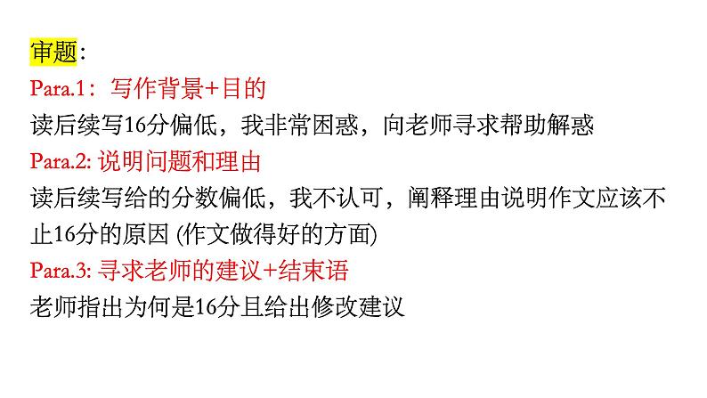 2024届高三英语基础写作课件:基础写作-读后续写低分第2页