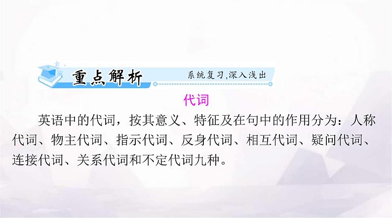 高考英语一轮复习第三讲代词和介词课件02