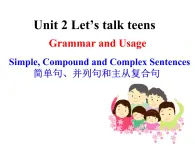 高中英語牛津譯林版（2020）必修第一冊 Unit 2  第三部分 Grammar  課件及教案