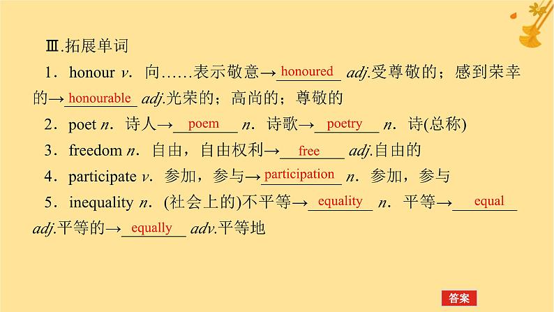 2025版高考英语全程一轮复习必修第二册Unit2Let'scelebrate课件(外研版)07