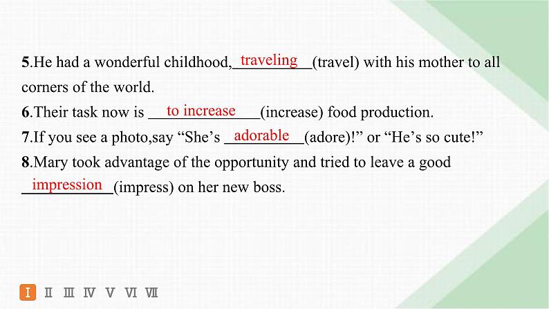 译林版高中英语选择性必修第一册UNIT1 分层跟踪检测2 Grammar and usage & Integrated skills课件第3页