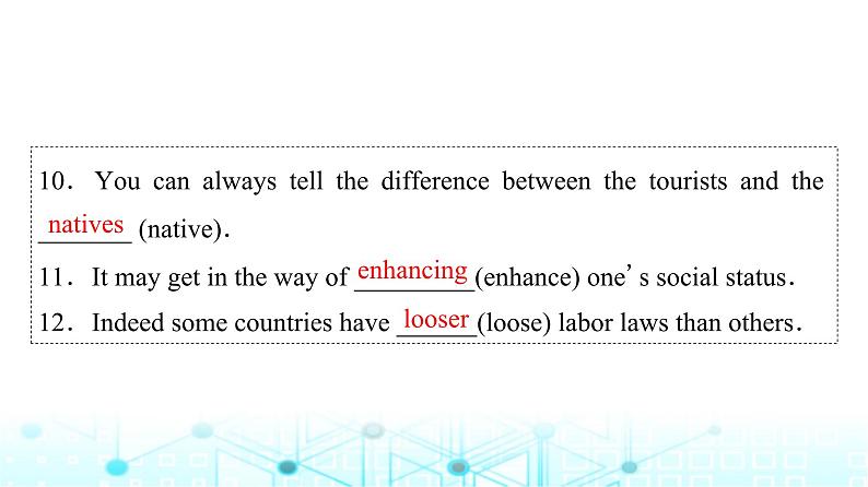 译林版高中英语选择性必修第一册UNIT1 Period1课件第8页