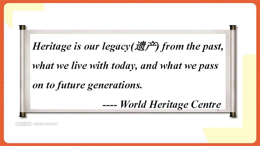人教版（2019）高一英語(yǔ)必修第二冊(cè) Unit 1《Cultural Heritage 第4課時(shí) Words and expressions》單元知識(shí)復(fù)習(xí)課件第2頁(yè)