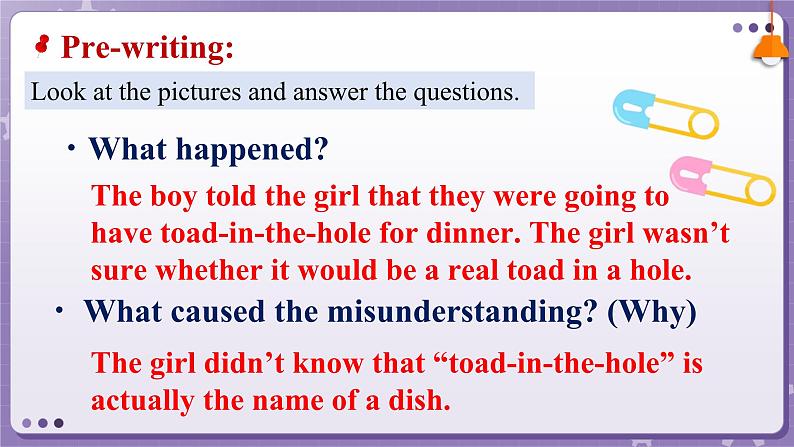 【外研版】英语必修一 Unit 2 Exploring English Developing ideas — writing 课件第8页