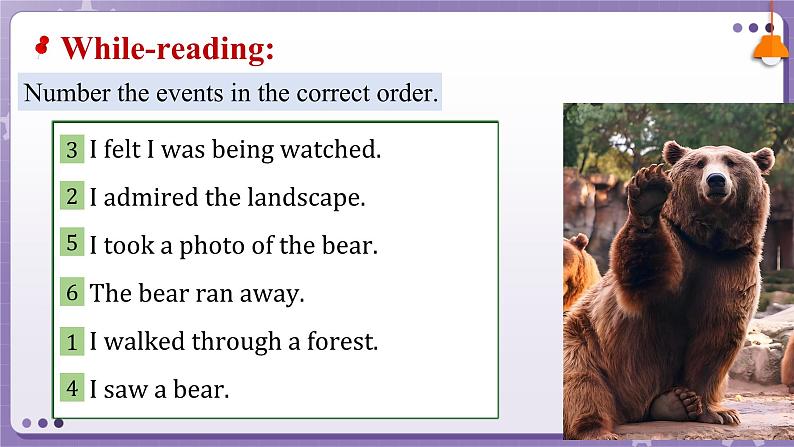【外研版】英语必修一 Unit 5 Into the wild Developing ideas — reading课件第8页
