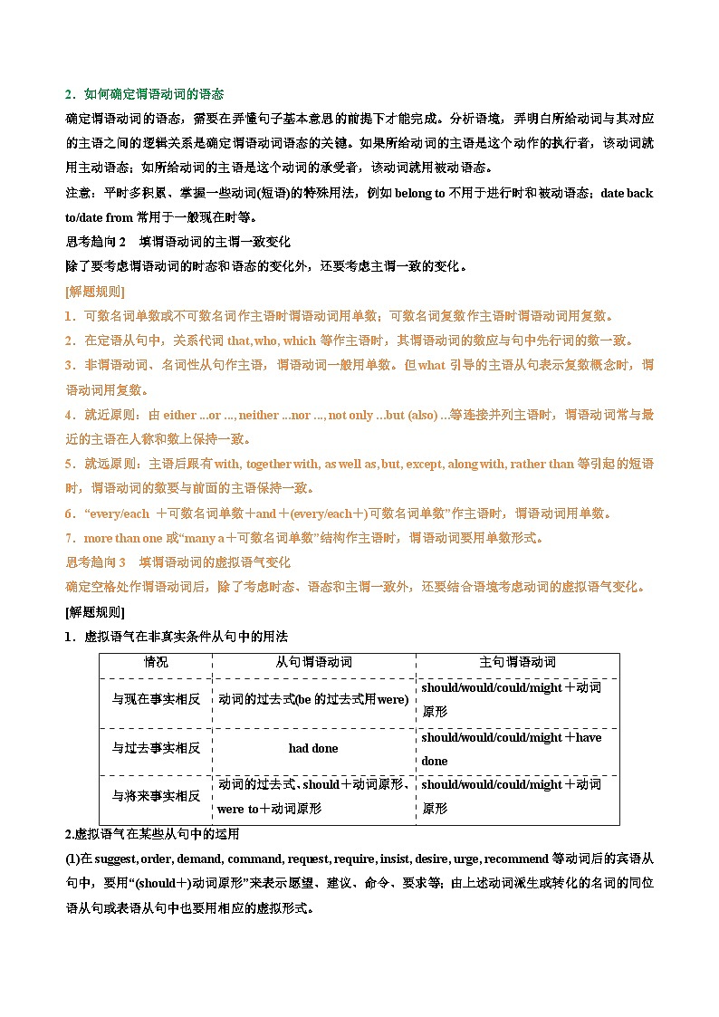 專題37.謂語(yǔ)動(dòng)詞考點(diǎn)運(yùn)用(學(xué)生版)---2025屆高三英語(yǔ)總復(fù)習(xí) (人教版2019)第3頁(yè)