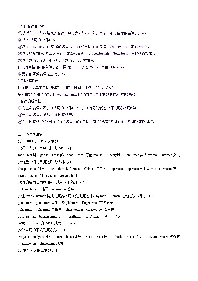 專題39.名詞、數(shù)詞、形容詞和副詞考點(diǎn)運(yùn)用（教師版）---2025屆高三英語總復(fù)習(xí) （人教版2019）第3頁