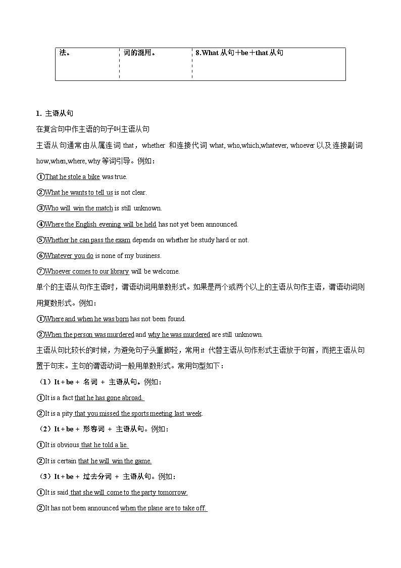 專題42.名詞性從句考點運用(學生版)---高三英語總復習 (人教版2019)第3頁
