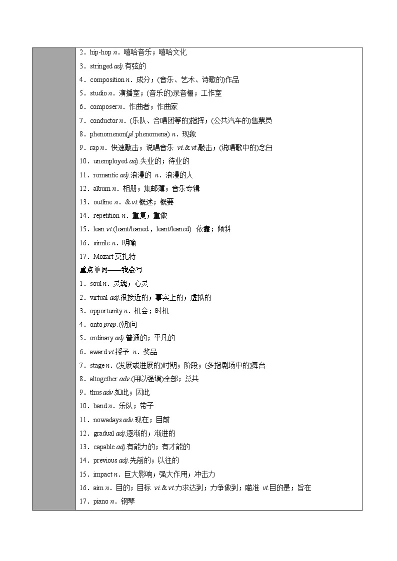 专题11.必修第2册 Unit 5 Music(原卷版+解析版)02