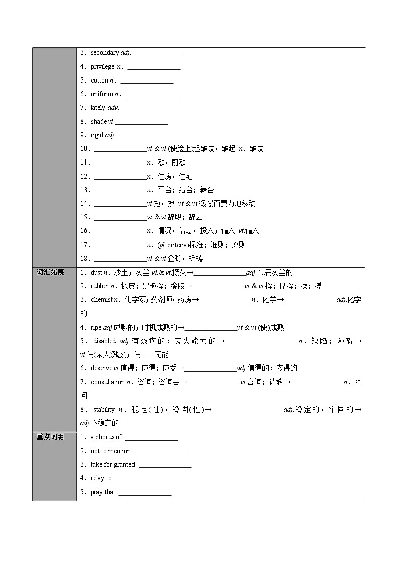 專題35.選擇性必修第4冊(cè) Unit 4 Sharing(學(xué)生版)---2023屆高三英語總復(fù)習(xí) (人教版2019)第3頁