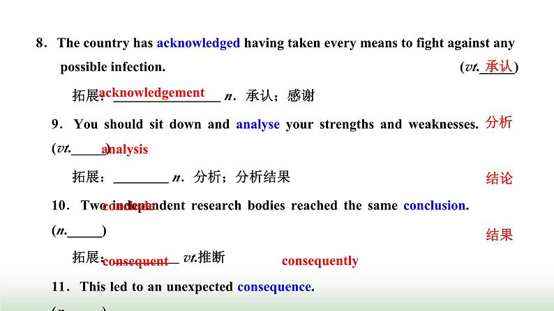 新课标高考英语一轮复习选择性必修第一册UNIT1 PEOPLE OF ACHIEVEMENT课件第7页