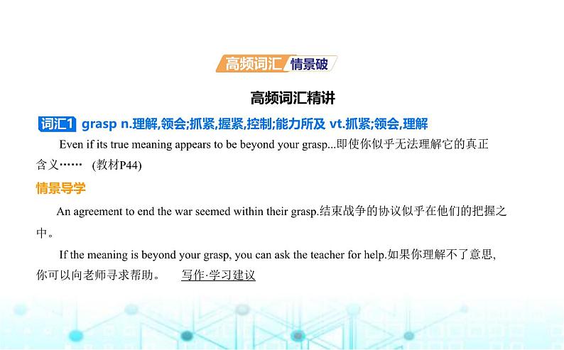 译林版高中英语选择性必修第一册Unit4 Exploring poetry教学课件02