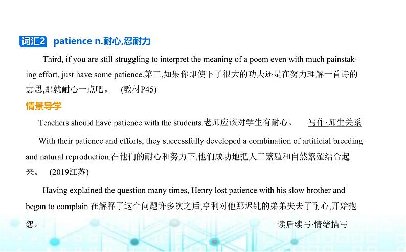 译林版高中英语选择性必修第一册Unit4 Exploring poetry教学课件05
