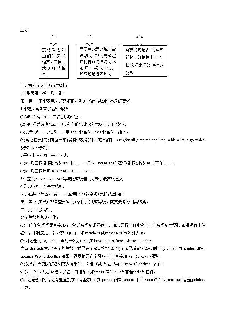 新高考英语二轮复习大题突破+限时集训专题07 语法填空(2份打包,原卷版+解析版)03