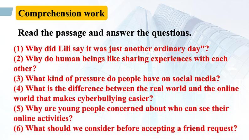 Unit 2 A:Reading and interaction - 高二英语下学期同步课件(上教版2020选择性必修第二册)06