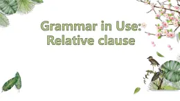 Unit1 Grammar 课件-高中英语同步精品课件（上外版2020必修第二册）