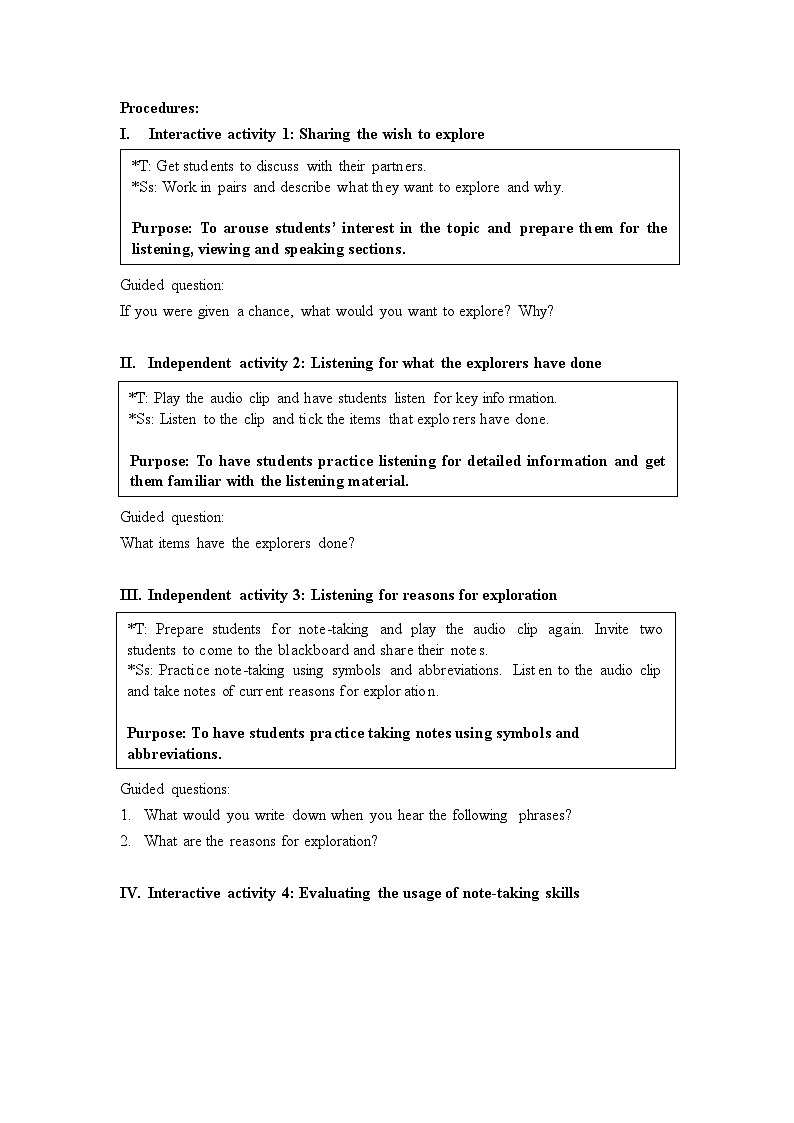 Unit3 Listening and Viewing教案高二英语上学期同步备课(上外版2020选择性必修第一册) 第2页