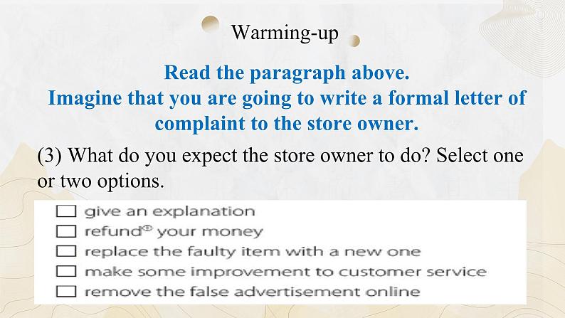 Unit 3 Part D :Writing(精讲课件)-2023-2024学年高一英语同步精品课堂(上教版2020选择性必修第一册)第6页
