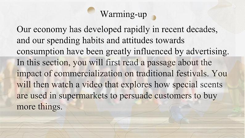 Unit 3 Part E :Cultural focus(精讲课件)-2023-2024学年高一英语同步精品课堂(上教版2020选择性必修第一册))第4页