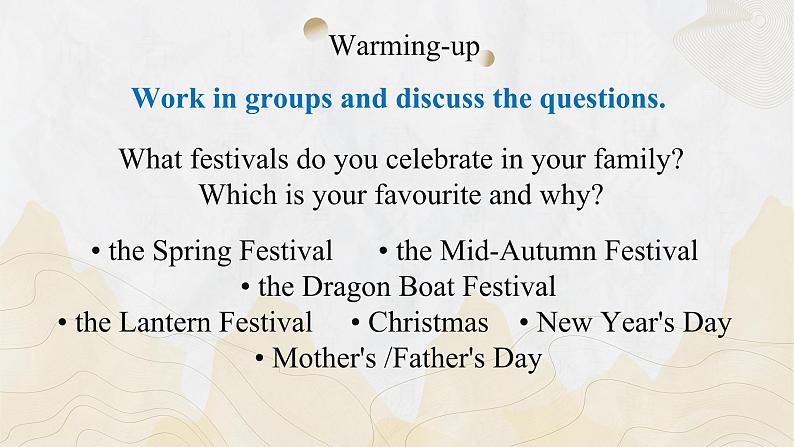 Unit 3 Part E :Cultural focus(精讲课件)-2023-2024学年高一英语同步精品课堂(上教版2020选择性必修第一册))第5页