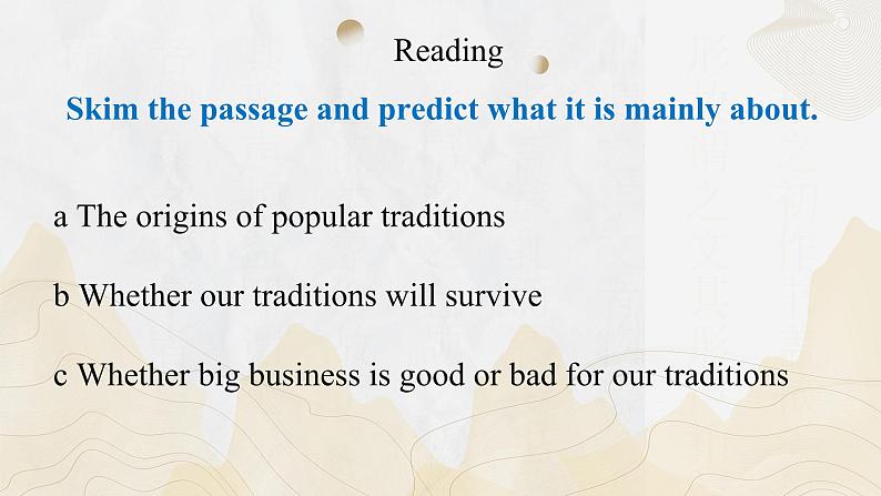 Unit 3 Part E :Cultural focus(精讲课件)-2023-2024学年高一英语同步精品课堂(上教版2020选择性必修第一册))第7页