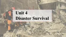 02 Unit 4 Disaster Survival Part B 单词课件+练习-高二英语同步备课（上外版2020选择性必修第二册）