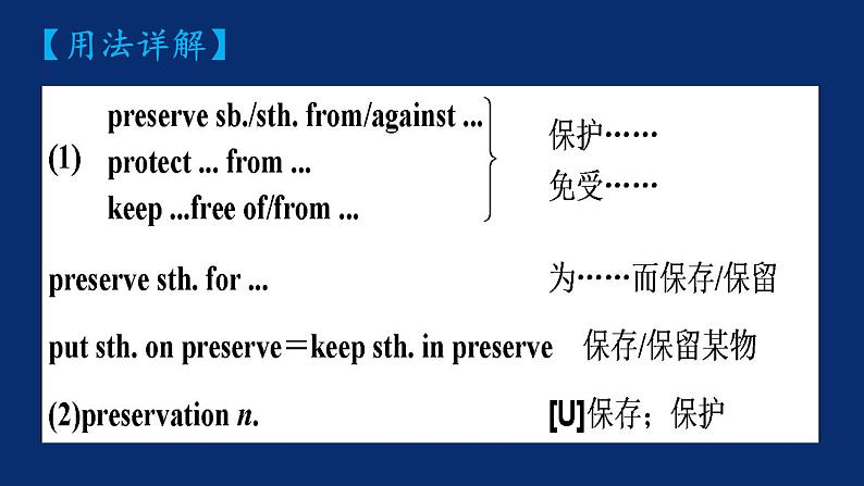 人教版(2019)高一英语 必修第二册 Unit 1 Cultural Heritage Period 1 单元重点单词、句型及短语讲解(课件)04