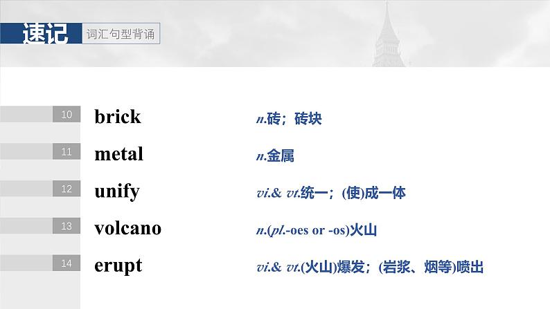 必修第一册 Unit 4 Natural Disasters-2025年高考英语大一轮复习(课件+讲义+练习)08
