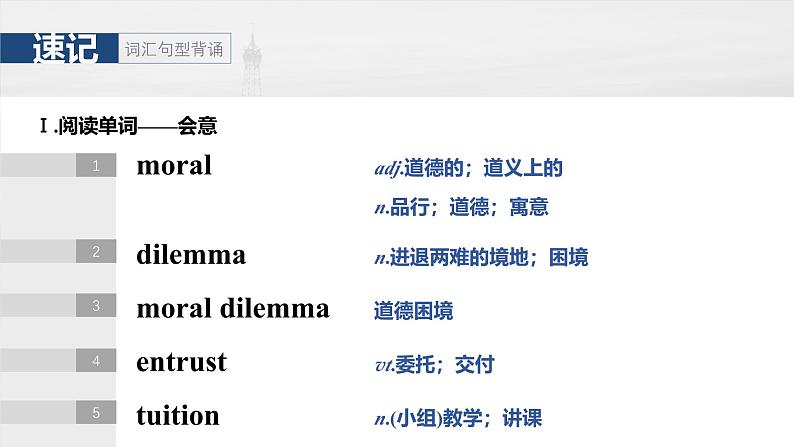必修第三册 Unit 2 Morals and Virtues-2025年高考英语大一轮复习(课件+讲义+练习)06