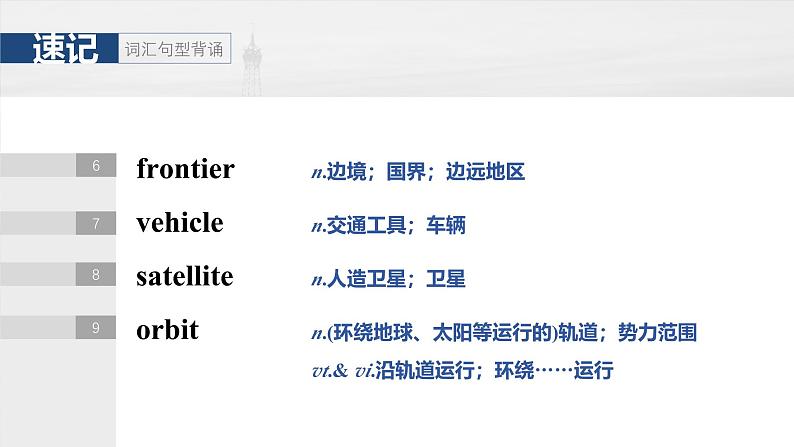 必修第三册 Unit 4 Space Exploration-2025年高考英语大一轮复习(课件+讲义+练习)07